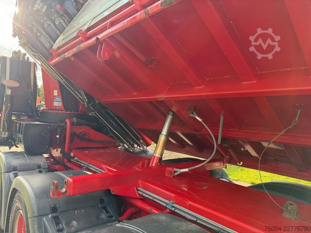 Grúa montada en camión MAN TGS 35.480 8x4 KRAN+JIB 32m Kipper 5/6 Steuerkre