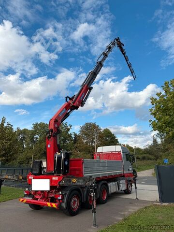 Camión volquete MAN TGS 35.480 8x4 KRAN+JIB 32m Kipper 5/6 Steuerkre