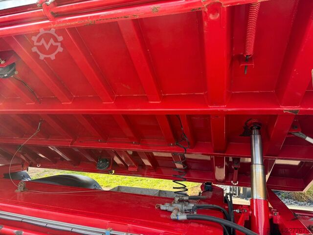 Camión volquete MAN TGS 35.480 8x4 KRAN+JIB 32m Kipper 5/6 Steuerkre