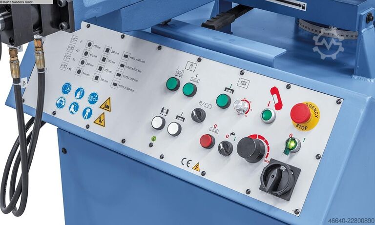 Sega a nastro BERNARDO - Halbautomat MBS 600 DGA-V / 400 V