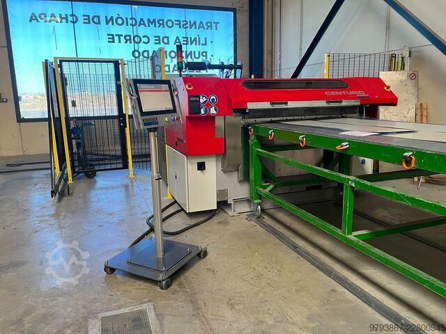 Línea de corte y slitting de chapa metal Krasser / Spółka Stolarczyk Centurio SCS-1250 + Debanadora 10 Tn