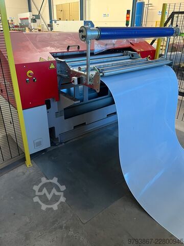 Línea de corte y slitting de chapa metal Krasser / Spółka Stolarczyk Centurio SCS-1250 + Debanadora 10 Tn