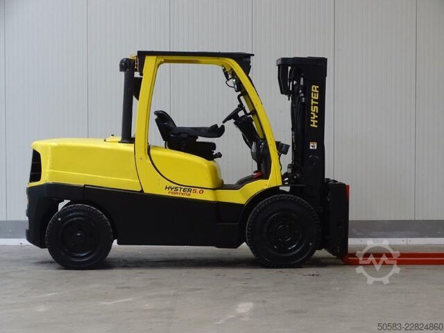 Chariot élévateur à fourche diesel Hyster H5.0FT - Container-Indoor-Stapler -TRIPLEX