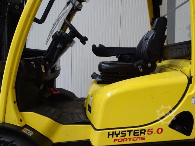 Chariot élévateur à fourche diesel Hyster H5.0FT - Container-Indoor-Stapler -TRIPLEX