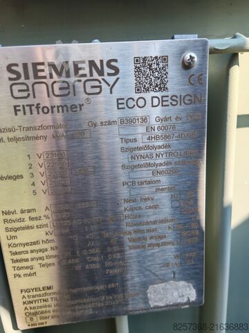 Transformator Siemens 4HB5867-4DA05