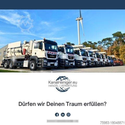 Vacuümtankwagen VOLVO FL Electric mit BUCHER CityFlex C40e Kombination