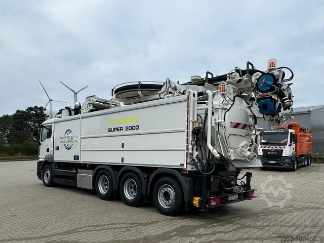 Vacuümtankwagen MAN TGS 35.510  8x4 BL  Wiedemann SUPER 2000 Spacer