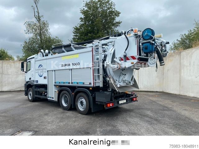 Vacuümtankwagen MERCEDES-BENZ Arocs 2851 Wiedemann Super 1000, Recycler