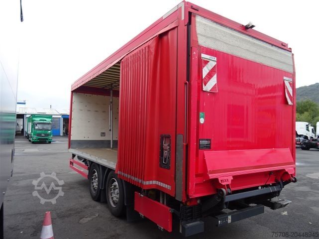 Plattewagen met zeil MERCEDES-BENZ 2540 Antos*6,9 m Schiebeplane*NLA*LBW*Kamera*TOP