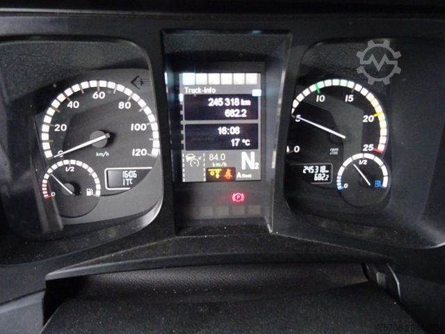 Plattewagen met zeil MERCEDES-BENZ 2540 Antos*6,9 m Schiebeplane*NLA*LBW*Kamera*TOP