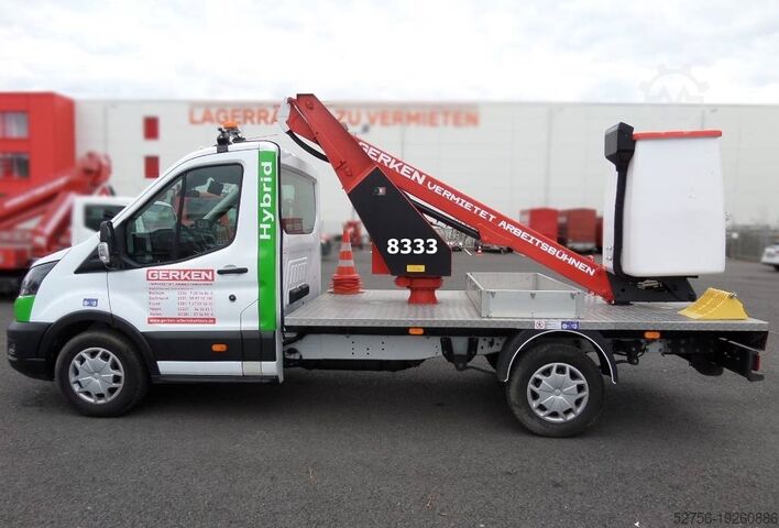 Op vrachtwagen gemonteerd platform France Elevateur Topy 11.1