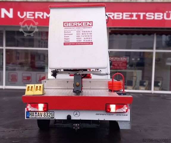 Op vrachtwagen gemonteerd platform France Elevateur Topy 10.2