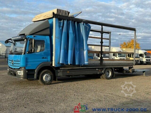 Ladbil med presenning Mercedes-Benz Atego 1223 Schiebeplane R+L Schiebeverdeck + LBW