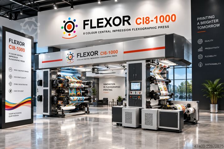 Fleksografik baskı makinesi Gutenberg Flexor CI 8