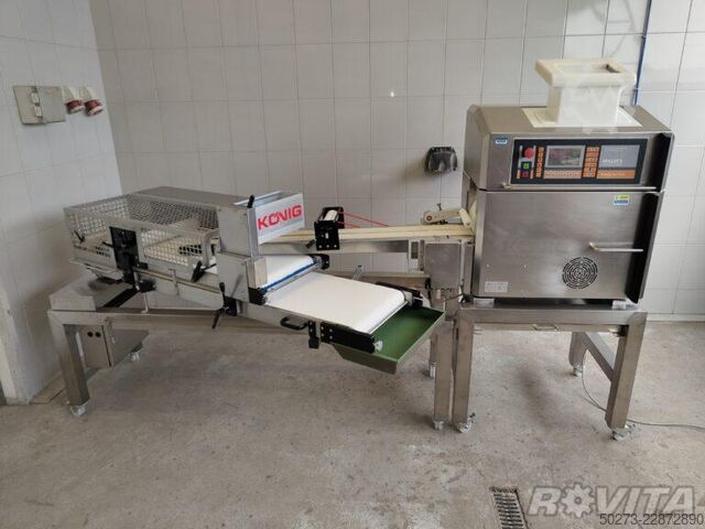 Mașină de divizat și modelat aluat cu stație de formare König Mini Rex 4000 Futura + DR-RR400