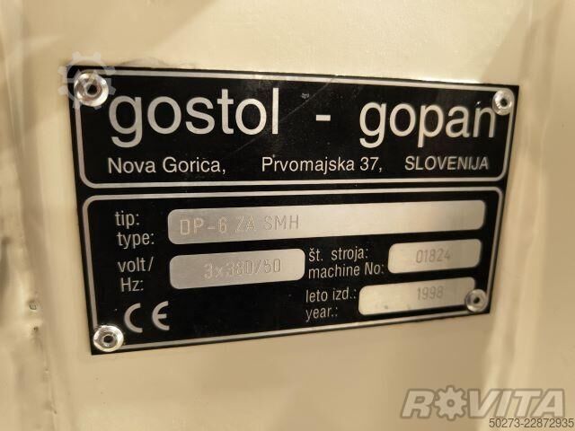 Amasadora de espiral con dispositivo elevador de caldero Gostol Gopan SMH 100 + DP-6 ZA SMH