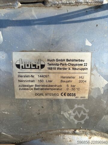 OSNA – zuigerpomp OSNA – pompa tłokowa, zbiornik HUCH 150 6 bar, AEG 0,55 kW