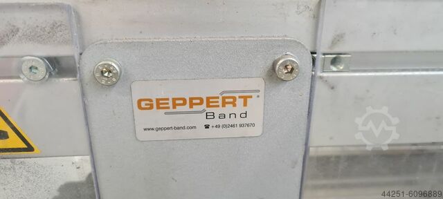 Aluminium Flachförderband 7,30m x 0,30m Geppert Band AM-F