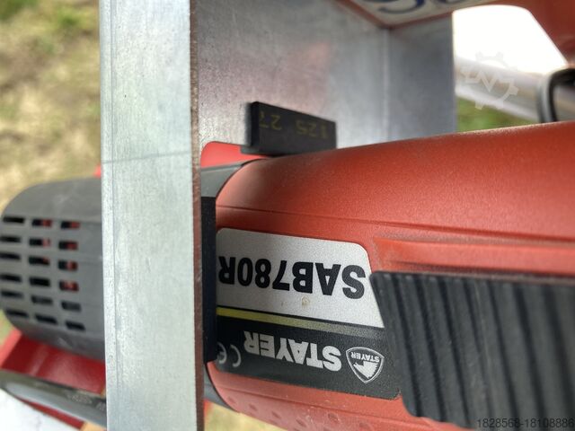 Mașină de construcții Montolit Aquaflex system, Stół, Listwa piła