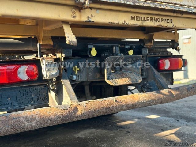 Kiepwagen bestelauto IVECO EuroCargo 80E19 HMF Ladekran Meiller-DSK