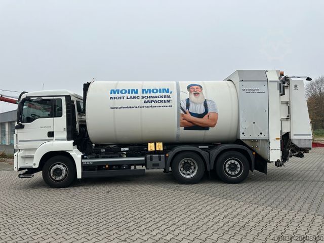 Garbage truck MAN TGS 26.320 / Faun Rotopress