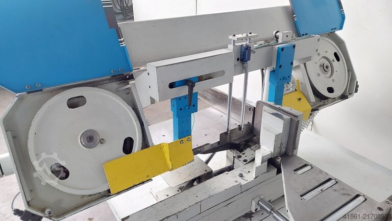 Segatrice a nastro automatica idraulica orizzontale per tagli angolari DAIß HBS 400 GLR-HA