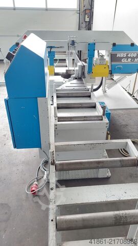 Segatrice a nastro automatica idraulica orizzontale per tagli angolari DAIß HBS 400 GLR-HA