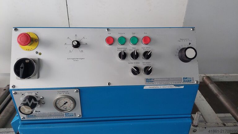 Segatrice a nastro automatica idraulica orizzontale per tagli angolari DAIß HBS 400 GLR-HA