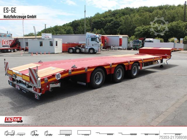 Tieflader-Sattelauflieger FAYMONVILLE MAX Trailer MAX100 Semi-Tieflader