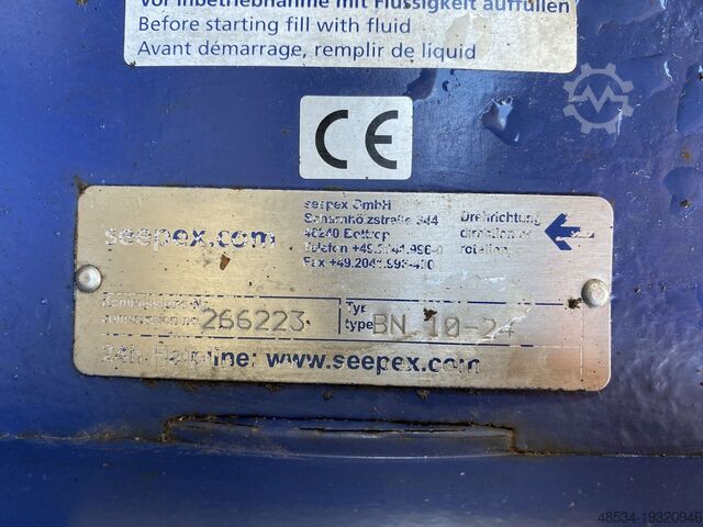 Filtru presă cu cameră Netzsch 1200/100 mobil