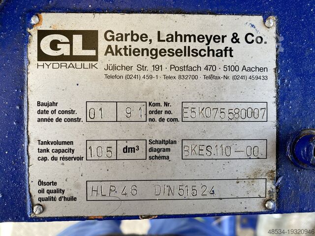 Filtru presă cu cameră Netzsch 1200/100 mobil