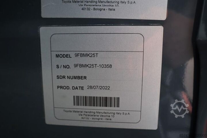 Vorkheftruck Toyota 8FBM16T Valid inspection, *Guarantee! Electric, 55