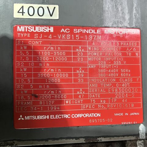 Motores de fuso / Servomotores Mitsubishi/Siemens/Fanuc (siehe Beschreibung)