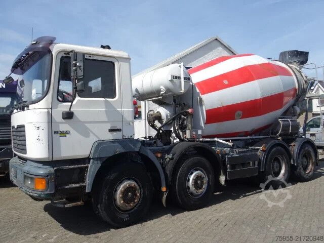 Blandare MAN 32-364 LIEBHERR MIXER,STEEL SPRINGS,BIG AXEL