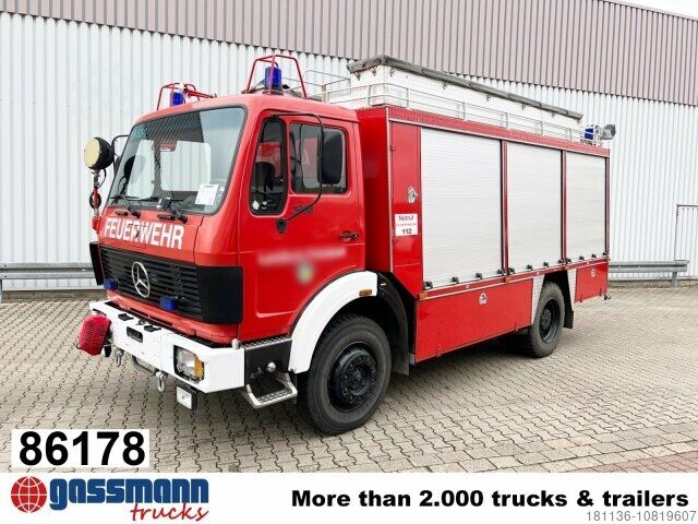 Feuerwehr/Rettung Mercedes-Benz 1219 AF 4x4, Rüstwagen, Seilwinde, Stromaggregat