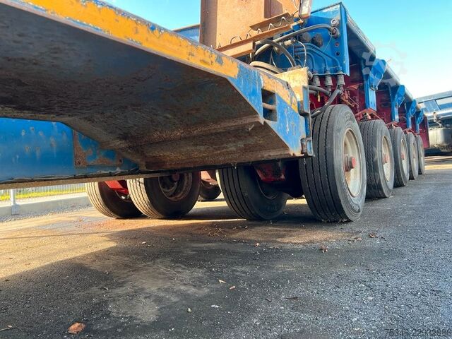Ρυμουλκούμενο χαμηλού φορτίου GOLDHOFER STHP 8 (3+5)/GG 219 to/Pendelachsen/ausziehbar