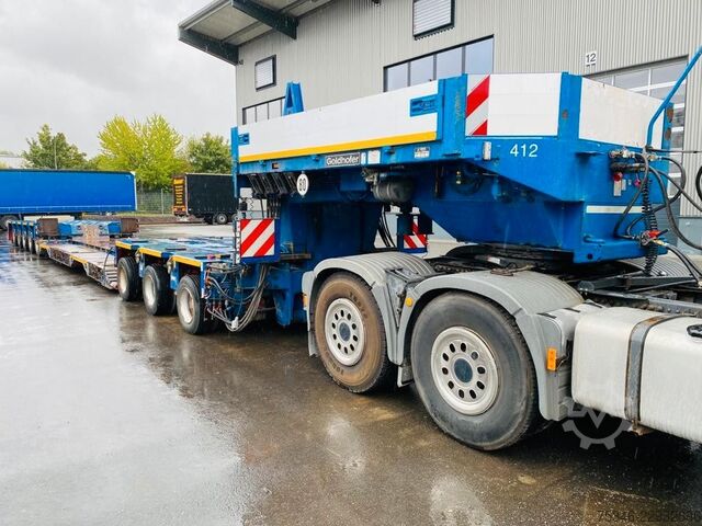 Ημιρυμουλκούμενο χαμηλής φόρτωσης GOLDHOFER STHP 8 (3+5)/GG 219 to/Pendelachsen/ausziehbar