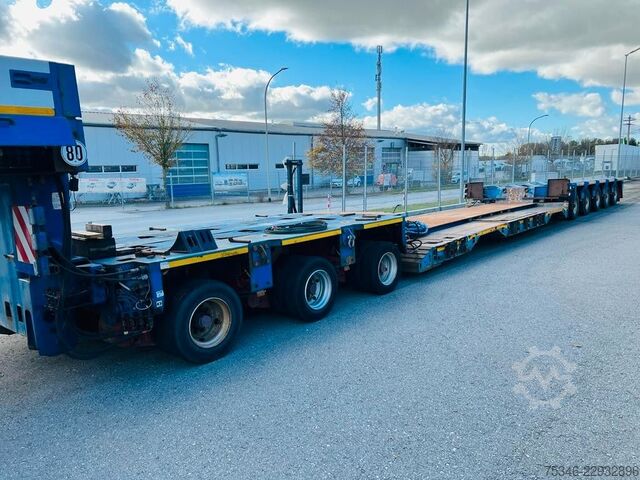 Ημιρυμουλκούμενο χαμηλής φόρτωσης GOLDHOFER STHP 8 (3+5)/GG 219 to/Pendelachsen/ausziehbar