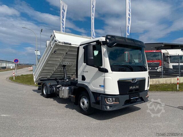 Τρίπλευρο ανατρεπόμενο φορτηγό MAN TGL 12.250 BL / Kipper/Klima/3-Sitzer/ NL6,6To