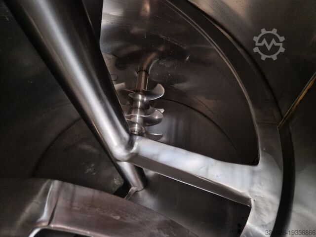 RVS dubbele spiraal verticale menger AMIXON HM 400