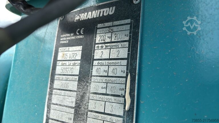 Verticale mast Manitou 105 Vjr 2 (10m)