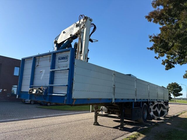 Plateforme de chargement ouverte Pacton TTD 454  Stenen-Steen / Kennis 14.000 Crane / 2...