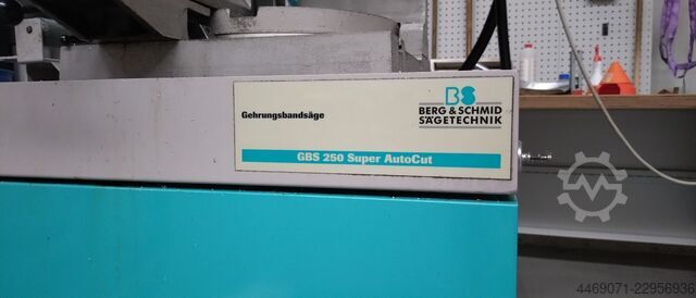 Sega a nastro Berg & Schmid GBS250 S AUTOCUT