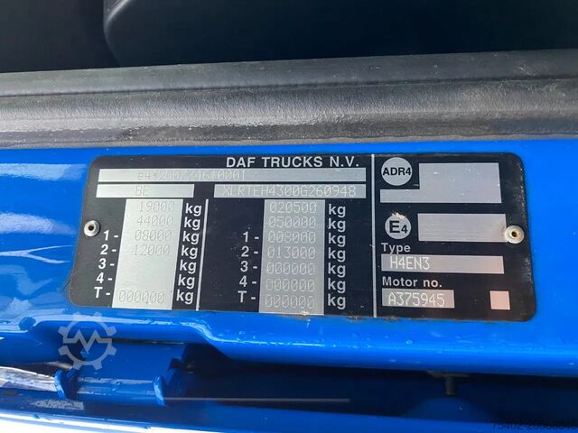 Standardni SZM DAF XF 106.480 SSC / Full spoilers / Retarder / Sta...