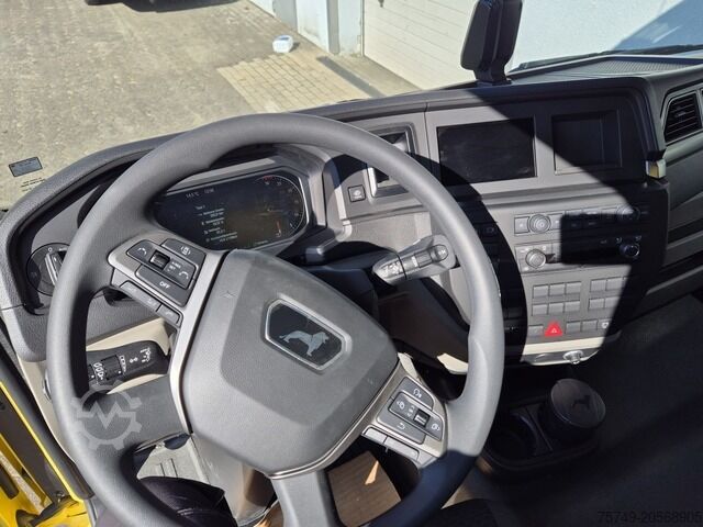 Vrachtauto met open laadbak man 12.250 BL Gerüstbaupritsche 2x AHK