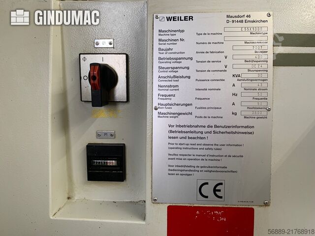 Weiler E55X1000 Weiler E55X1000