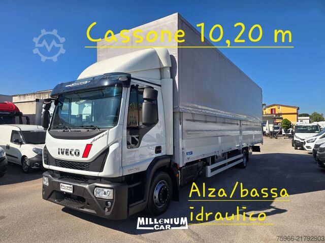 Kamion sa ravnom platformom i ceradom Iveco EUROCARGO 120E25 CENTINATO 10,20M 2018