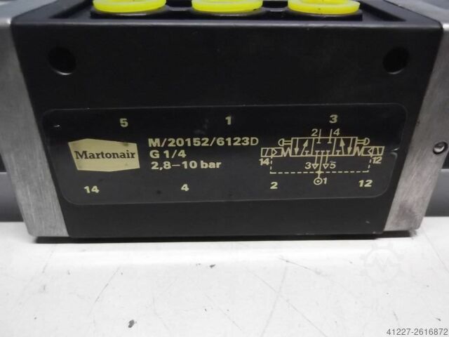 Magneetventiel 5/3 Martonair M/20152/6123D