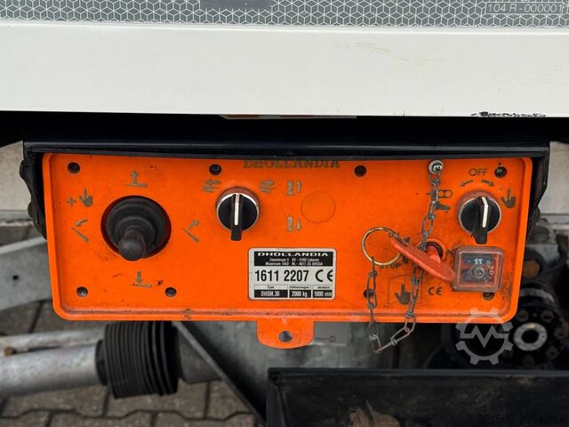 Chladírenská/mrazírenská přeprava Krone Carrier Vector 1550 / Ov-Laadklep / Lift-As / A...