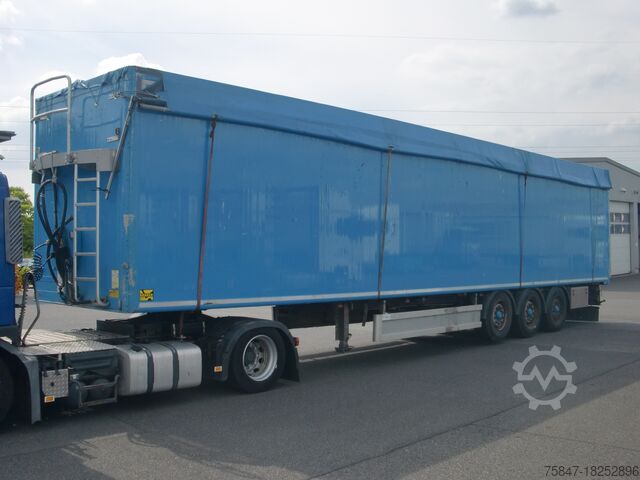 Auflieger mit Walkingfloor Kraker CF-200 10mm Lenkachse 88³ Lift Zurrösen